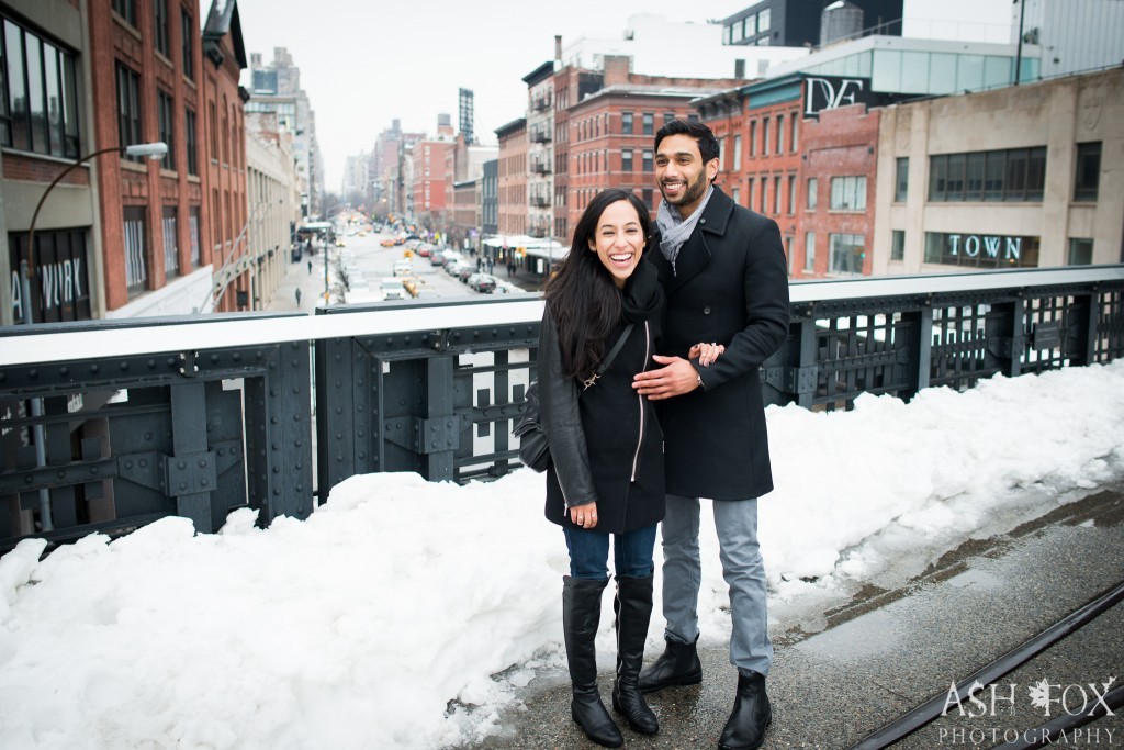 Highline Proposal NYC Engagement Photography