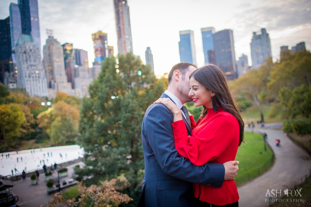 amazing proposal in central park