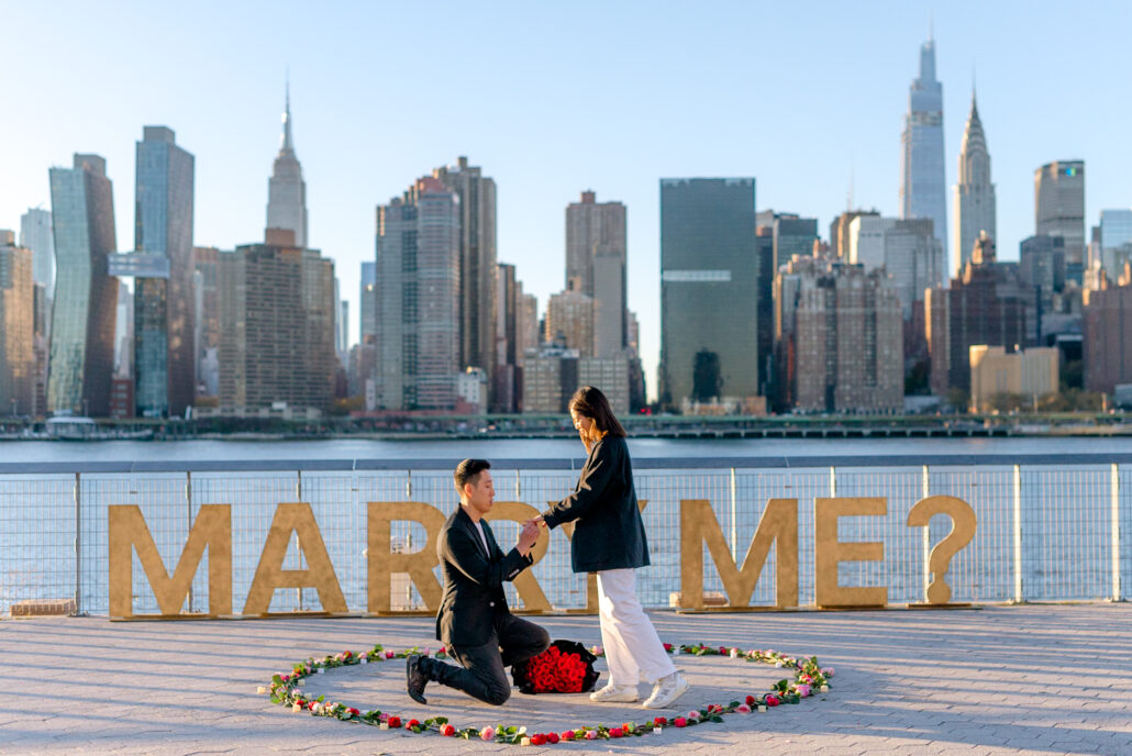long island city marriage proposal by ash fox proposals