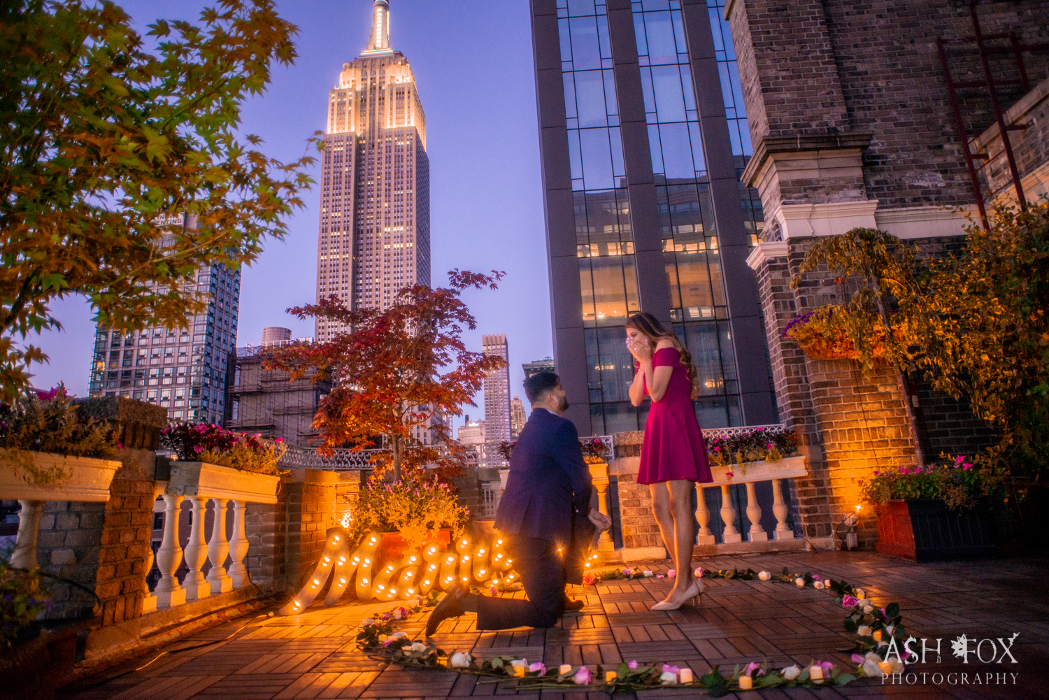 nyc rooftop marriage proposal 